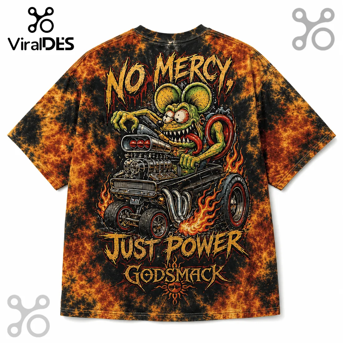 Godsmack No Mercy Tie Dye T-Shirt Godsmack No Mercy Tie Dye T-Shirt