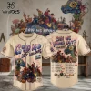 KISS Destroyer 50th Anniversary Black Baseball Jersey KISS Destroyer 50th Anniversary Black Baseball Jersey