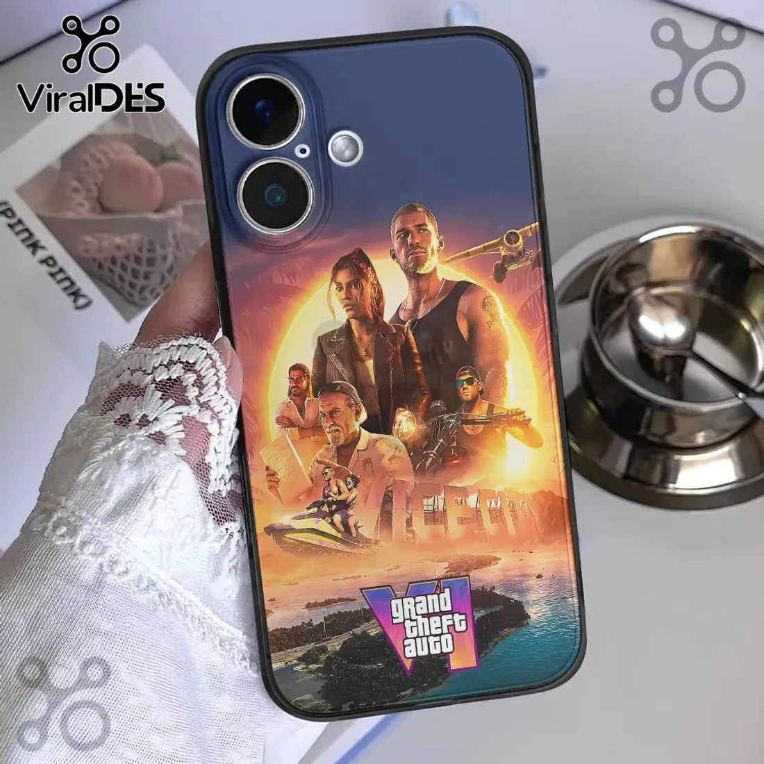 Grand Theft Auto VI Vice City Clear Phone Case 2026 Grand Theft Auto VI Vice City Clear Phone Case 2026