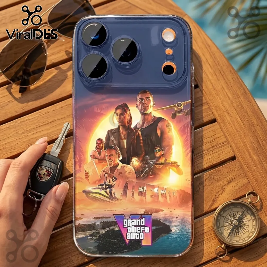 Grand Theft Auto VI Vice City Clear Phone Case 2026 Grand Theft Auto VI Vice City Clear Phone Case 2026
