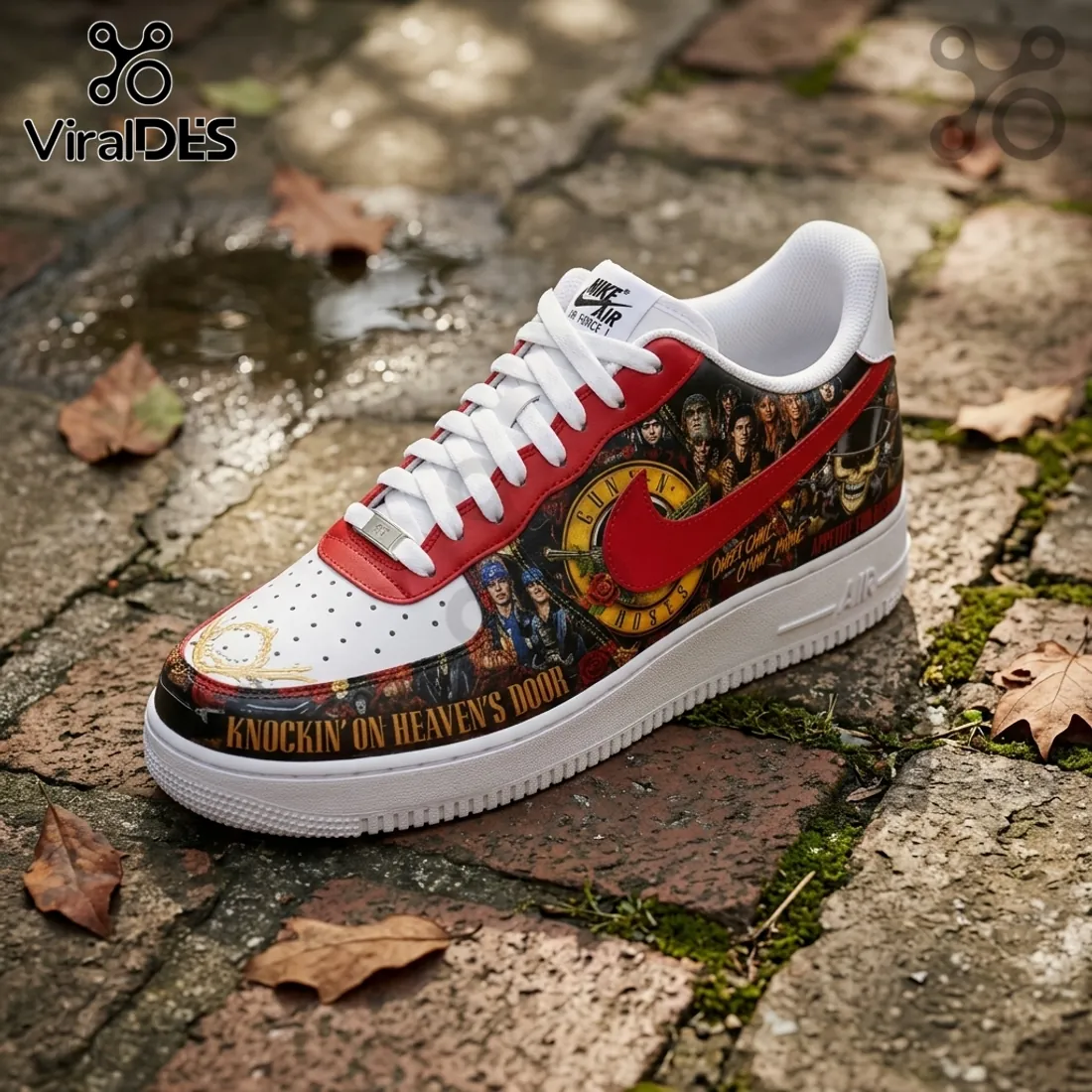 Guns N Roses 2026 Tour Custom Air Force 1 Sneakers Guns N Roses 2026 Tour Custom Air Force 1 Sneakers