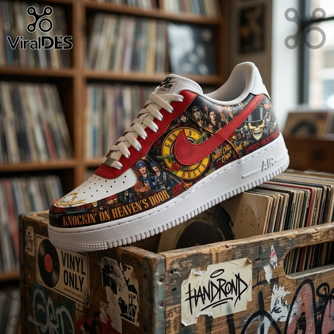 Guns N Roses 2026 Tour Custom Air Force 1 Sneakers Guns N Roses 2026 Tour Custom Air Force 1 Sneakers