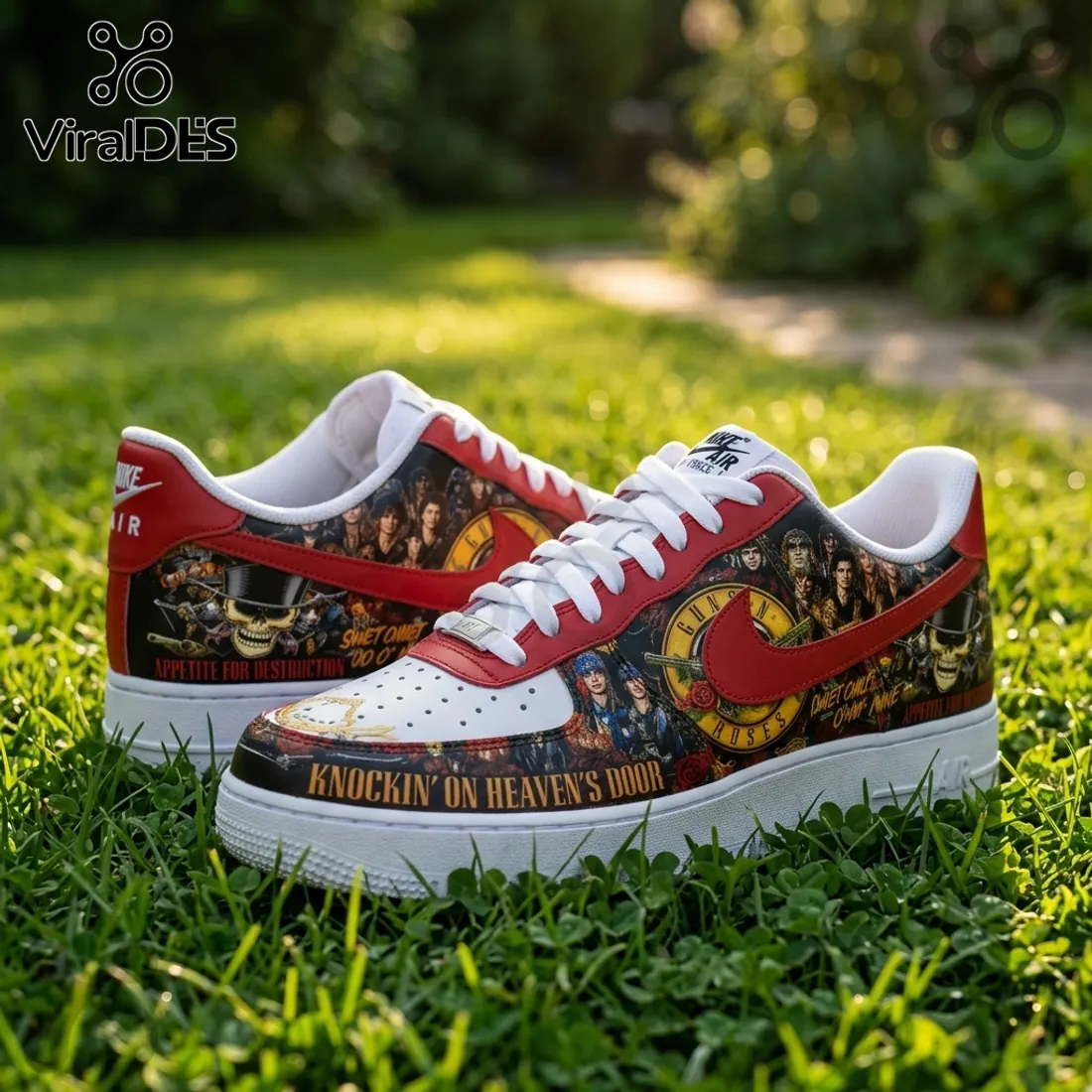 Guns N Roses 2026 Tour Custom Air Force 1 Sneakers Guns N Roses 2026 Tour Custom Air Force 1 Sneakers