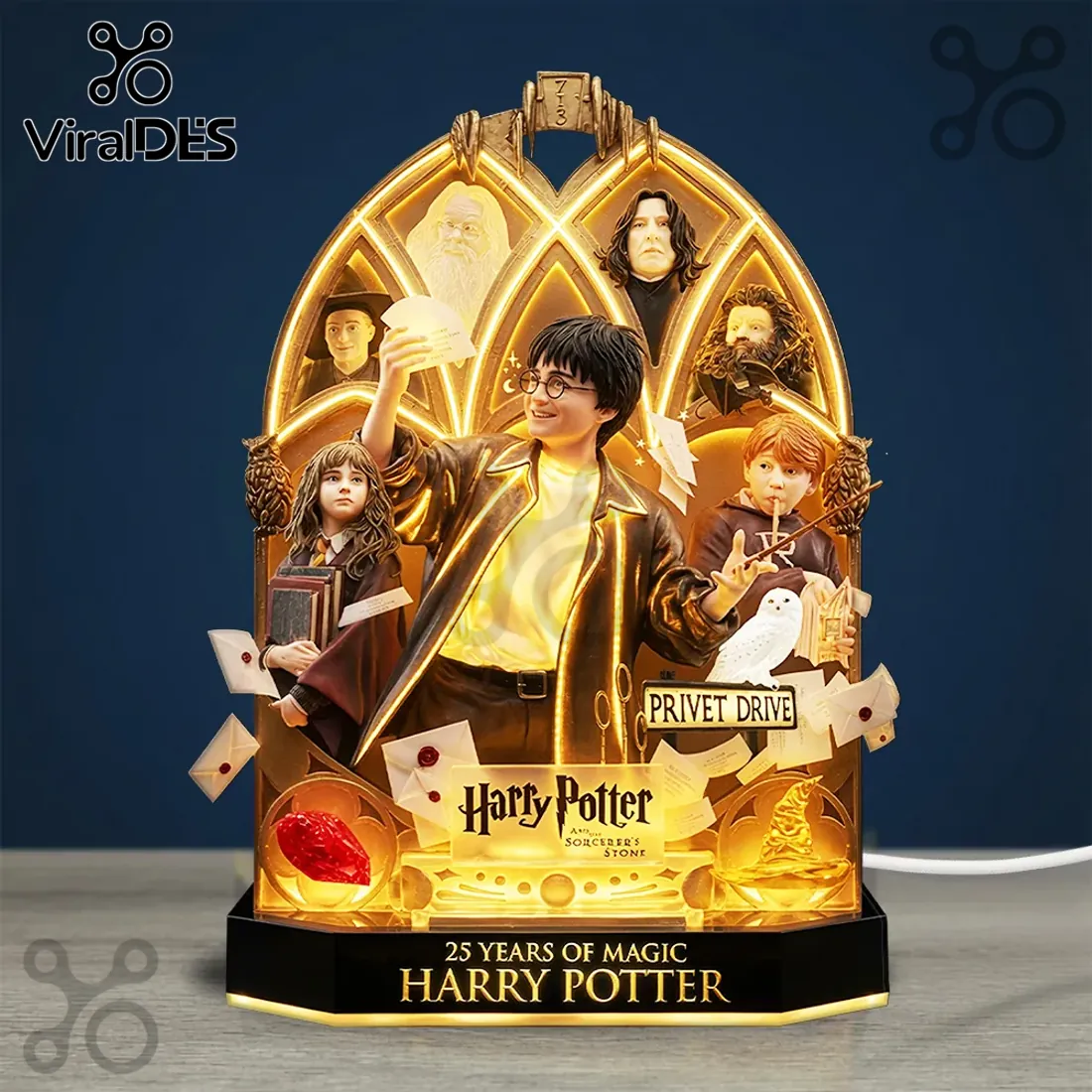 Harry Potter 25th Anniversary Sculpted LED Light Box Harry Potter 25th Anniversary Sculpted LED Light Box
