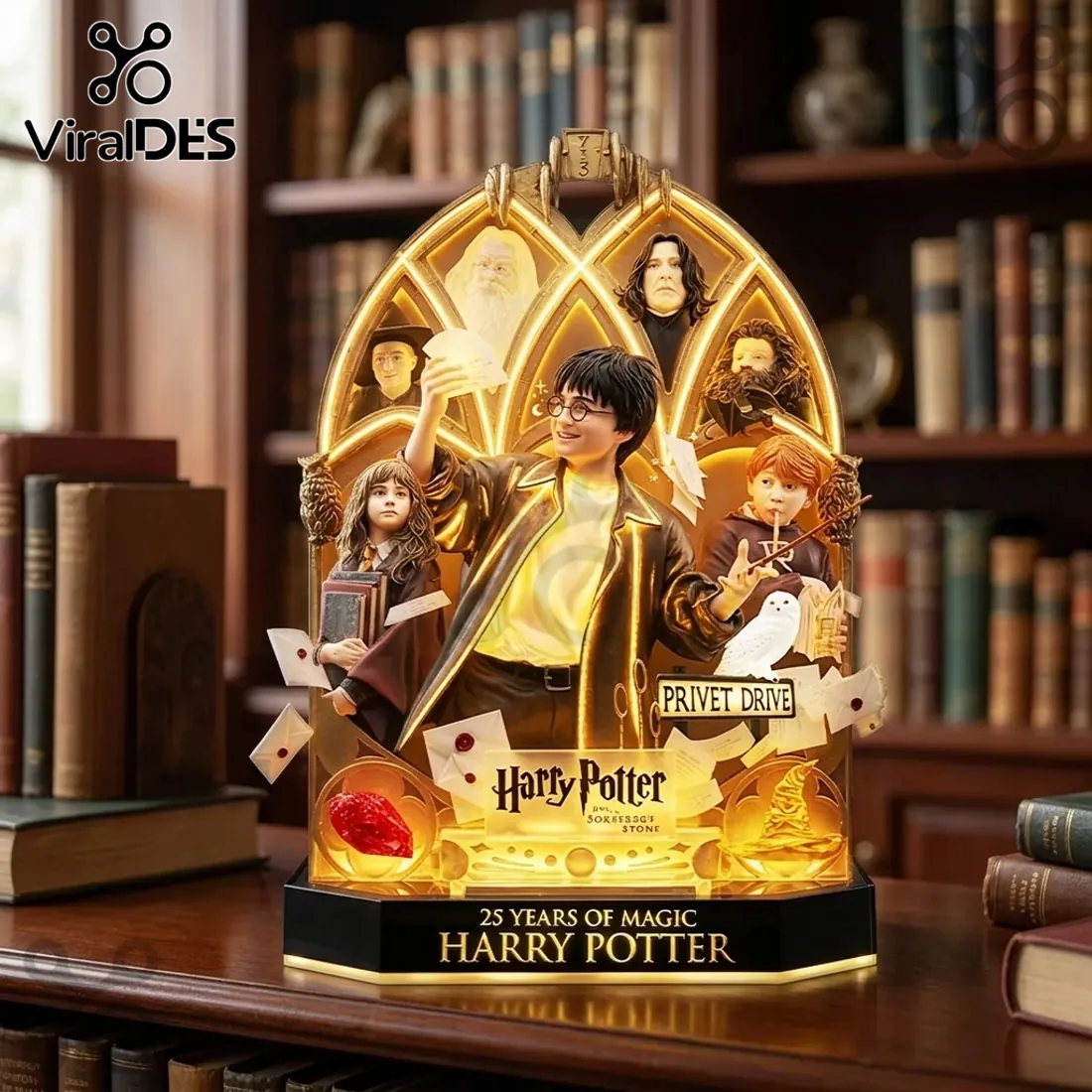 Harry Potter 25th Anniversary Sculpted LED Light Box Harry Potter 25th Anniversary Sculpted LED Light Box