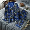 Harry Potter Hufflepuff Yellow Black Satin Pajama Set