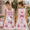 Jimmy Buffett Tropical Pattern Sleeveless Dress Jimmy Buffett Tropical Pattern Sleeveless Dress