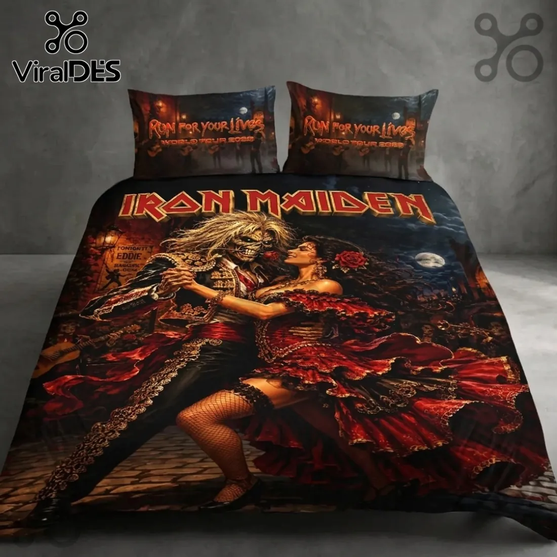 Iron Maiden 2026 World Tour Eddie Duvet Cover Set Iron Maiden 2026 World Tour Eddie Duvet Cover Set