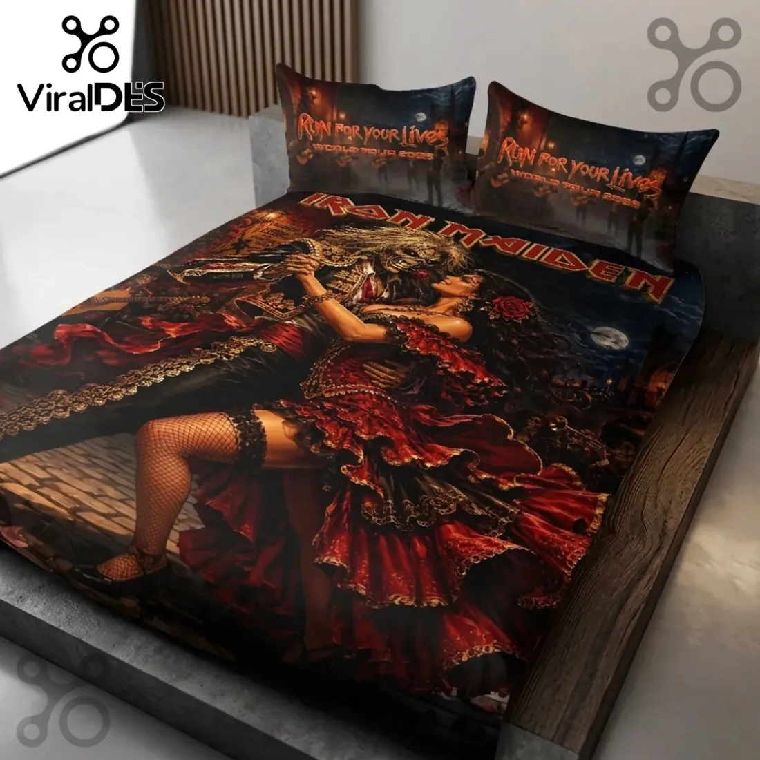 Iron Maiden 2026 World Tour Eddie Duvet Cover Set Iron Maiden 2026 World Tour Eddie Duvet Cover Set