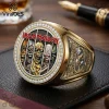 Iron Maiden Fear of the Dark Engraved Gold Ring Iron Maiden Fear of the Dark Engraved Gold Ring
