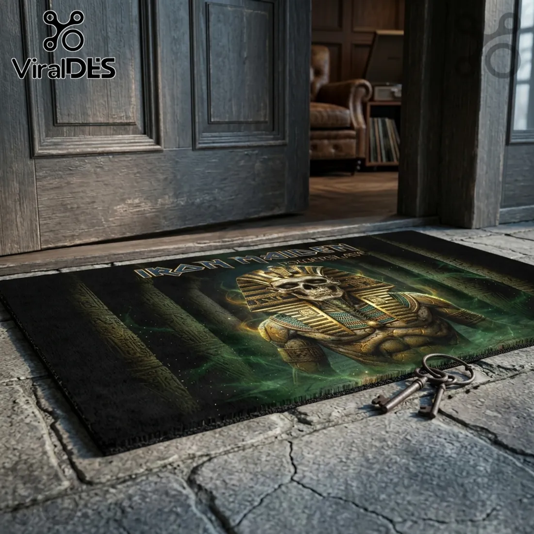 Iron Maiden Powerslave Egyptian Mummy Area Rug Iron Maiden Powerslave Egyptian Mummy Area Rug
