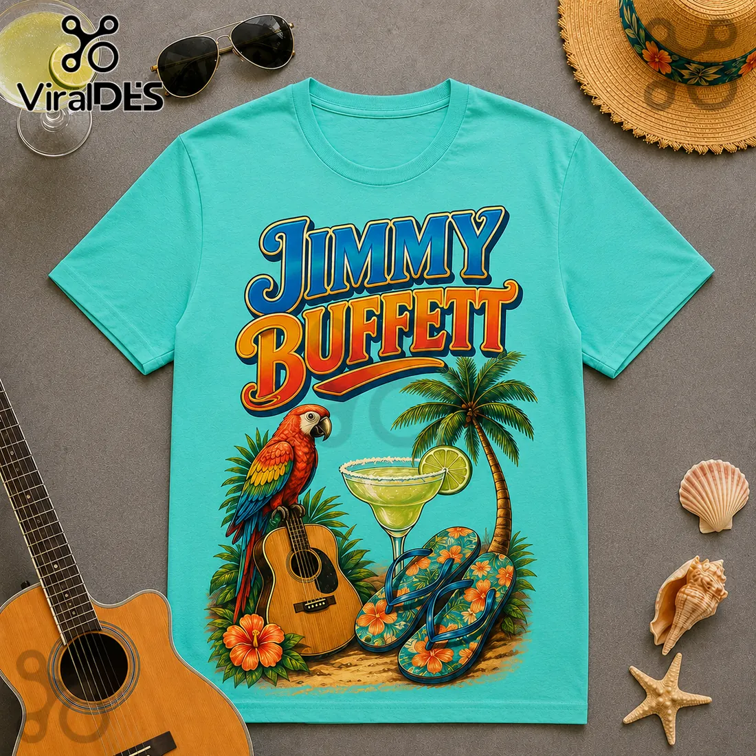 Jimmy Buffett I May Be Old Turquoise T-Shirt Jimmy Buffett I May Be Old Turquoise T-Shirt