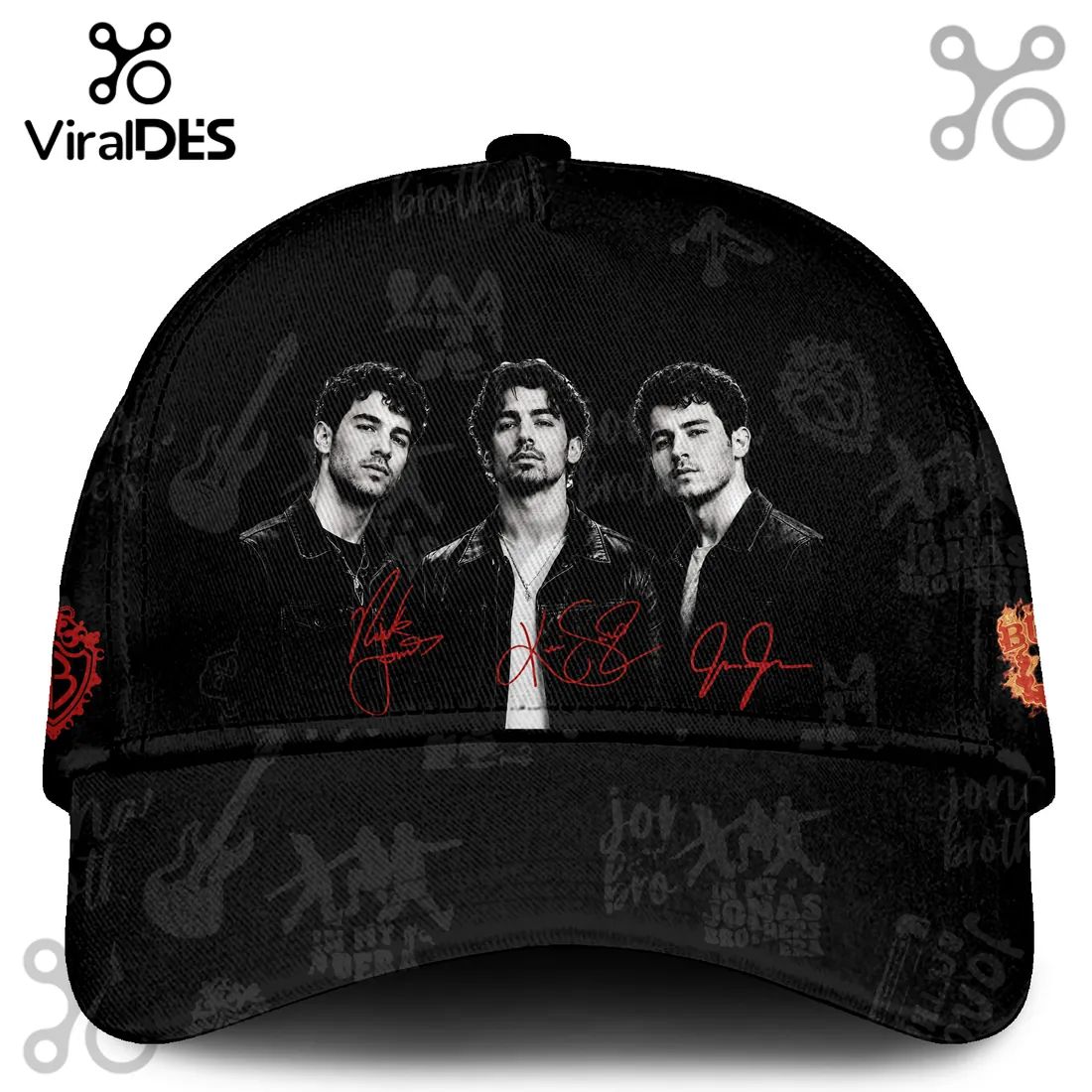 Jonas Brothers The Burning Up Tour Black Baseball Jersey Jonas Brothers The Burning Up Tour Black Baseball Jersey