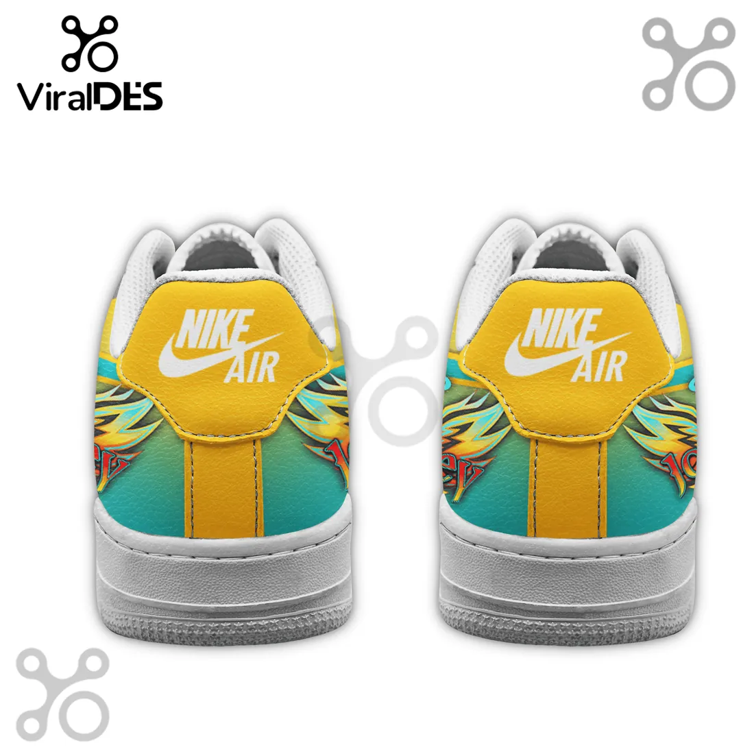 Journey Music Band Custom Air Force 1 Sneaker Journey Music Band Custom Air Force 1 Sneaker