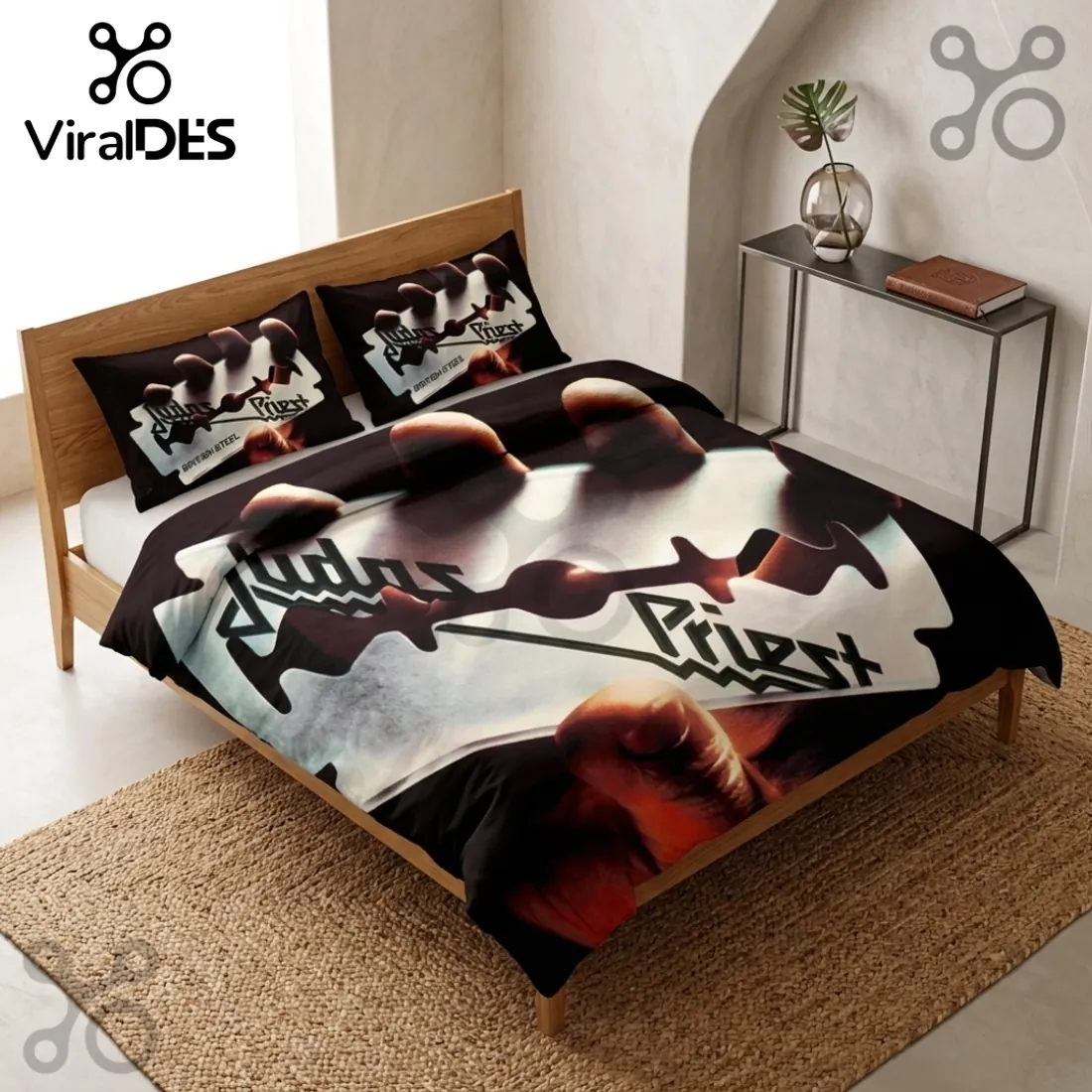 Judas Priest British Steel Duvet Cover Set Judas Priest British Steel Duvet Cover Set