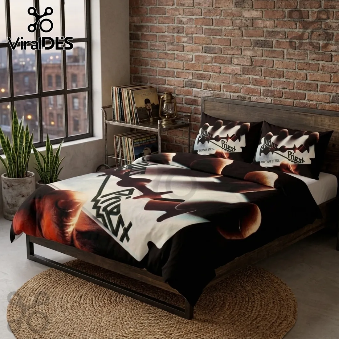 Judas Priest British Steel Duvet Cover Set Judas Priest British Steel Duvet Cover Set