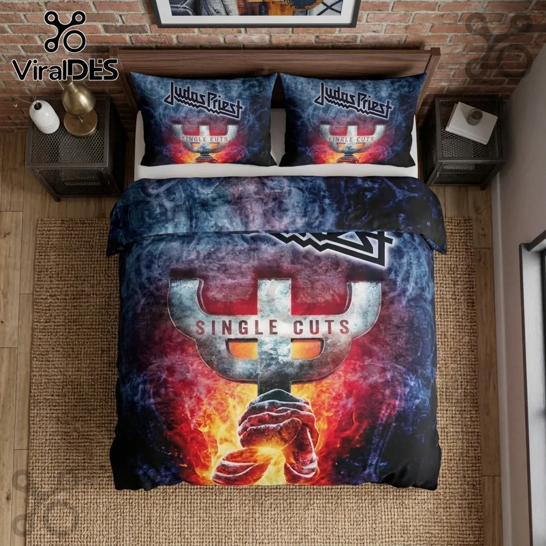 Judas Priest Single Cuts Duvet Cover Set Judas Priest Single Cuts Duvet Cover Set