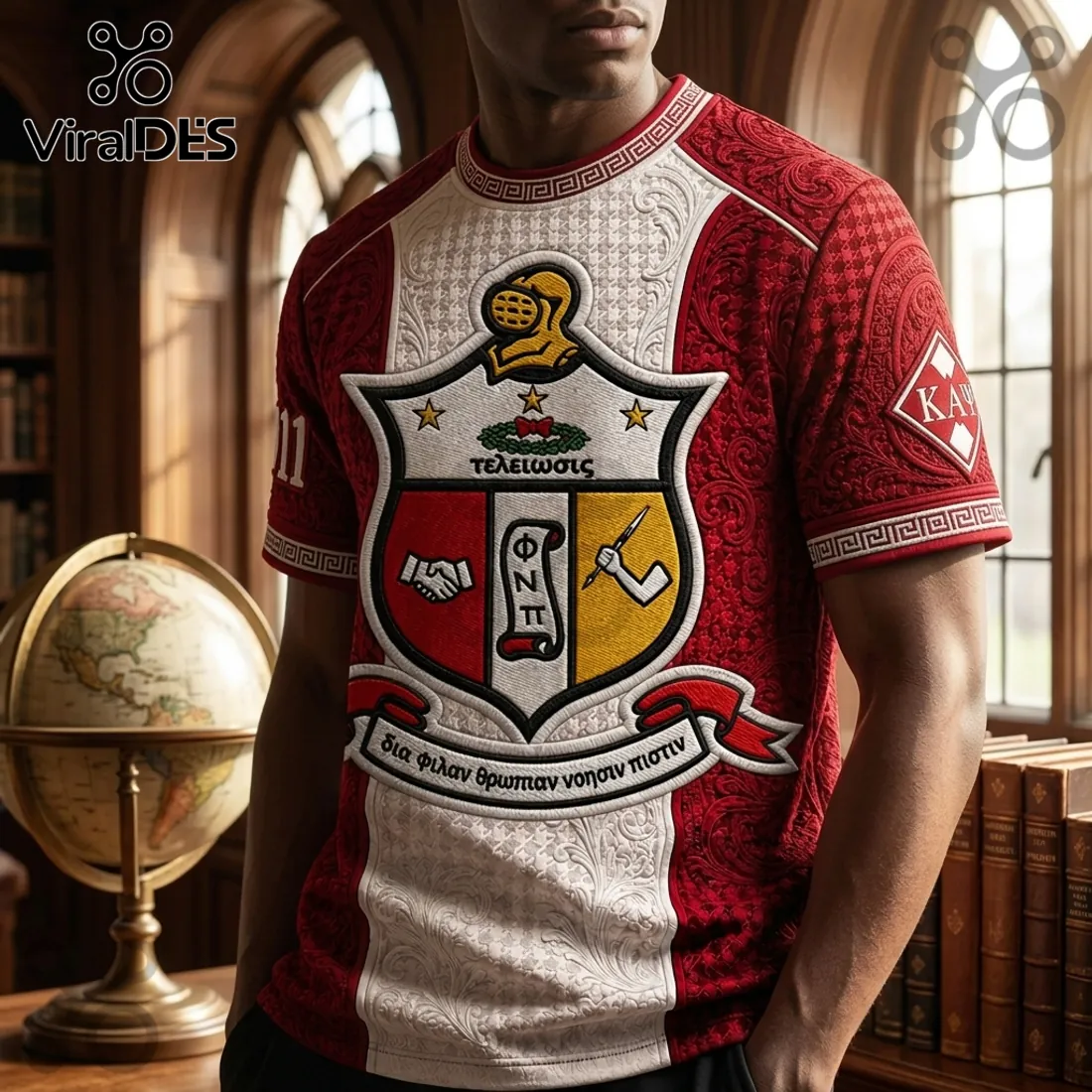Kappa Alpha Psi 1911 Crimson Crest Premium T-Shirt Kappa Alpha Psi 1911 Crimson Crest Premium T-Shirt