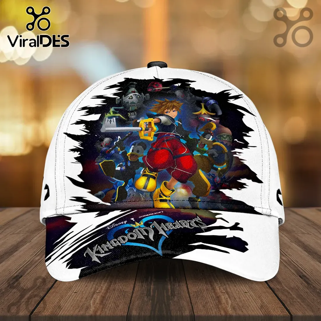 Kingdom Hearts 25th Anniversary Sora Baseball Cap Kingdom Hearts 25th Anniversary Sora Baseball Cap