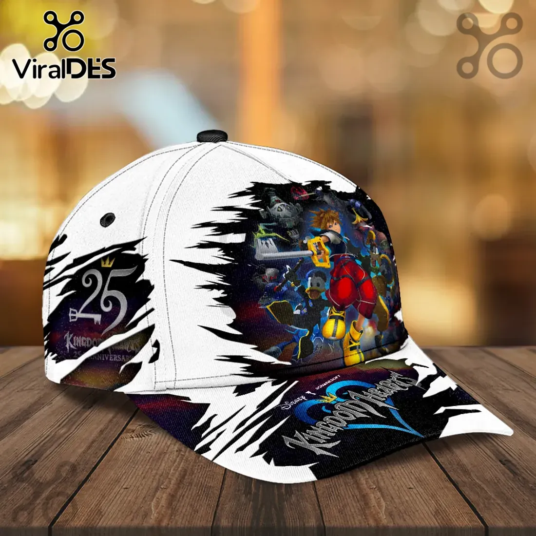 Kingdom Hearts 25th Anniversary Sora Baseball Cap Kingdom Hearts 25th Anniversary Sora Baseball Cap