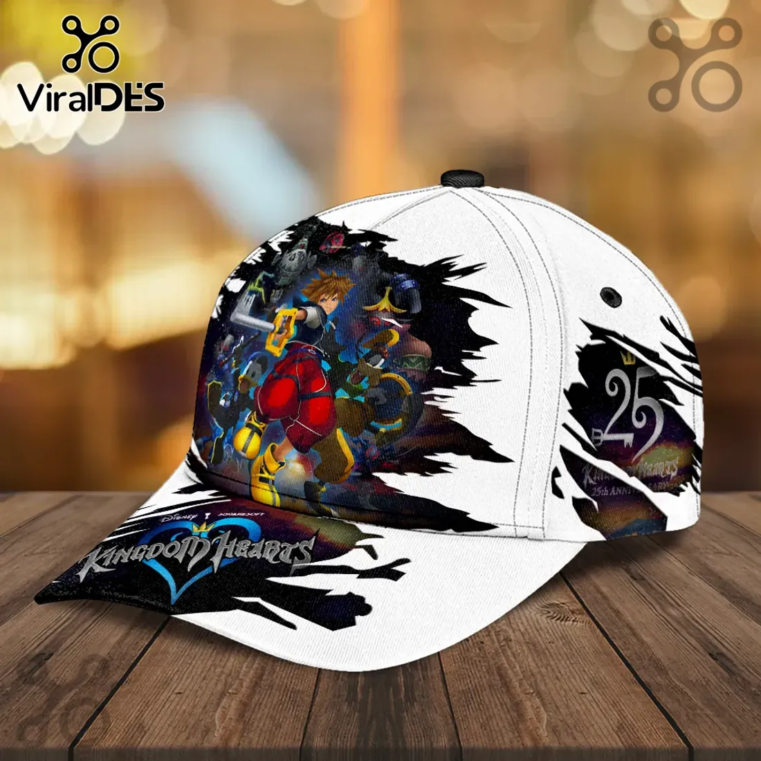 Kingdom Hearts 25th Anniversary Sora Baseball Cap Kingdom Hearts 25th Anniversary Sora Baseball Cap