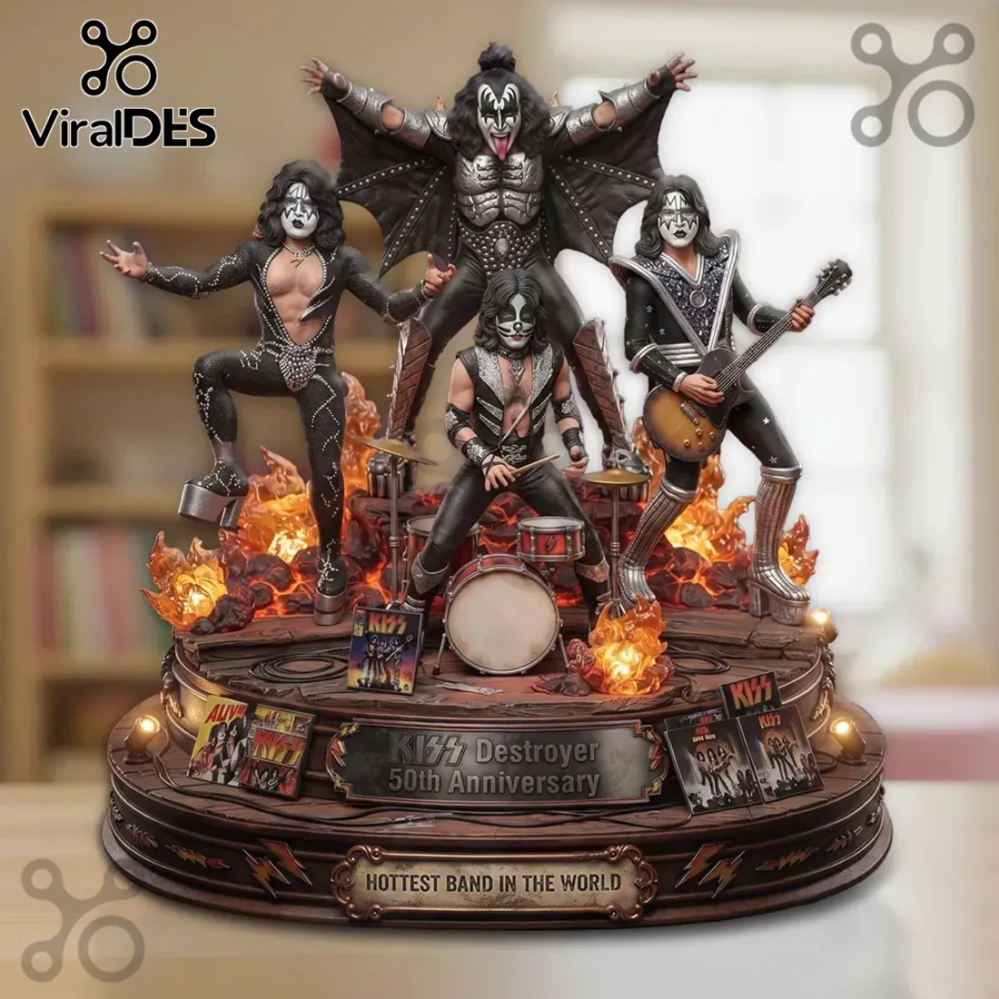 KISS Destroyer 50th Anniversary Limited Edition Acrylic Plaque KISS Destroyer 50th Anniversary Limited Edition Acrylic Plaque