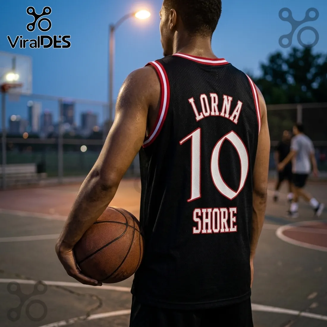 Lorna Shore Black Red Australia Tour 2026 Basketball Jersey Lorna Shore Black Red Australia Tour 2026 Basketball Jersey