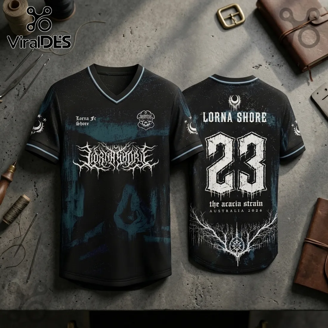 Lorna Shore x The Acacia Strain Australia 2026 Football Jersey Lorna Shore x The Acacia Strain Australia 2026 Football Jersey