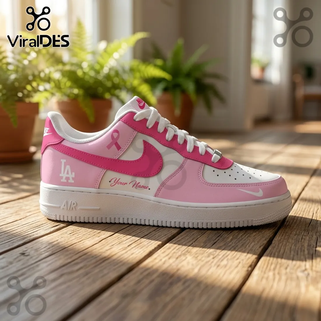 Los Angeles Dodgers Breast Cancer Awareness Pink Nike Air Force 1 Los Angeles Dodgers Breast Cancer Awareness Pink Nike Air Force 1