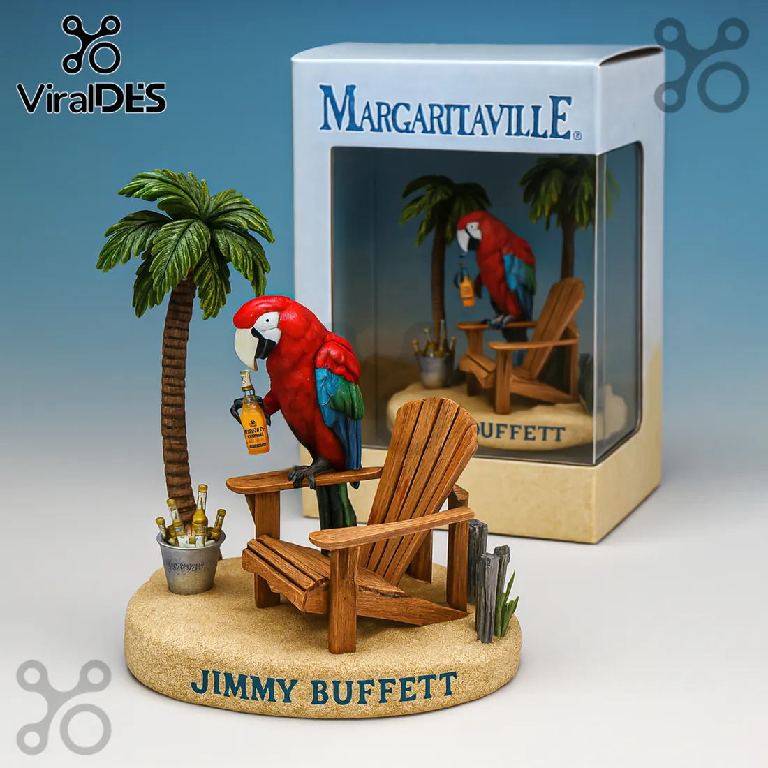 Margaritaville Jimmy Buffett Parrot Premium Acrylic Plaque Margaritaville Jimmy Buffett Parrot Premium Acrylic Plaque