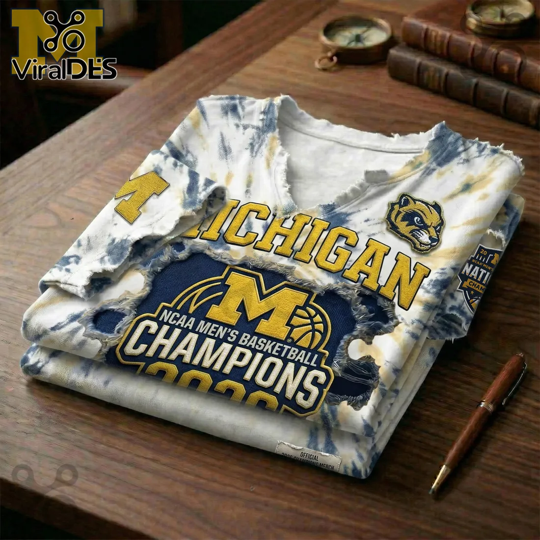 Michigan Wolverines 2026 NCAA Champions Tie Dye T-Shirt Michigan Wolverines 2026 NCAA Champions Tie Dye T-Shirt