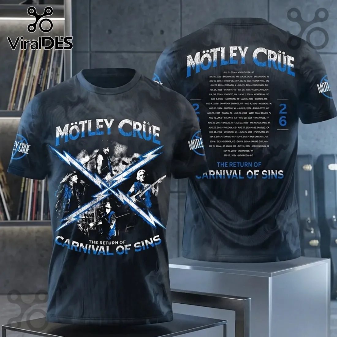 Motley Crue 2026 The Return of Carnival of Sins Shirt Motley Crue 2026 The Return of Carnival of Sins Shirt