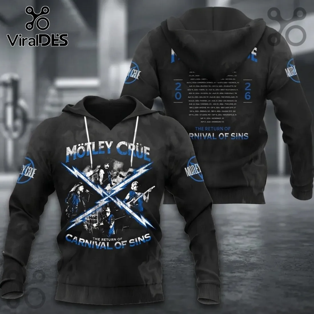 Motley Crue 2026 The Return of Carnival of Sins Shirt Motley Crue 2026 The Return of Carnival of Sins Shirt