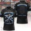 Motley Crue 45 Years Tour 2026 Black Polo Shirt Motley Crue 45 Years Tour 2026 Black Polo Shirt