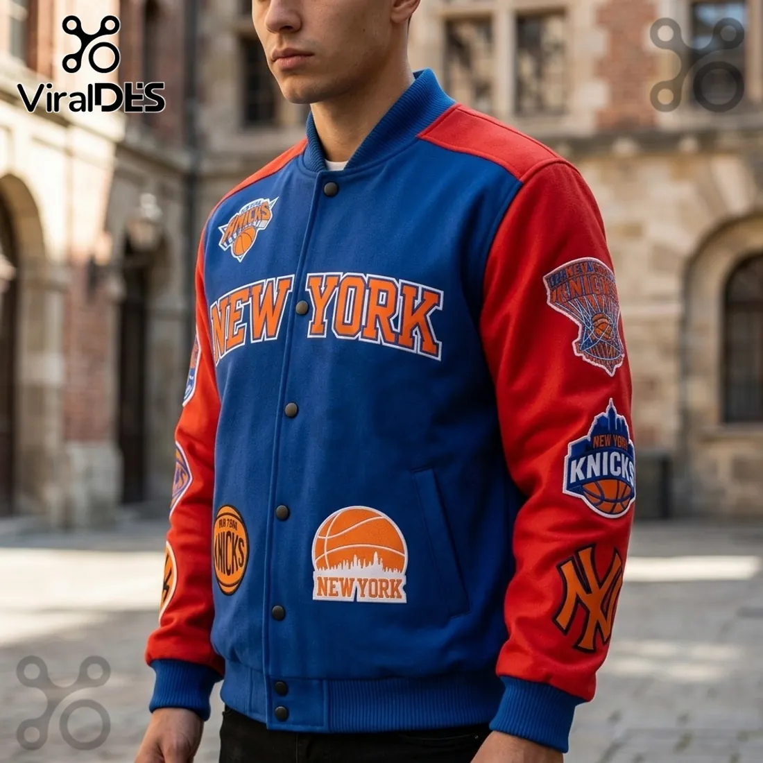 New York Knicks 2026 Champions Varsity Baseball Jacket New York Knicks 2026 Champions Varsity Baseball Jacket