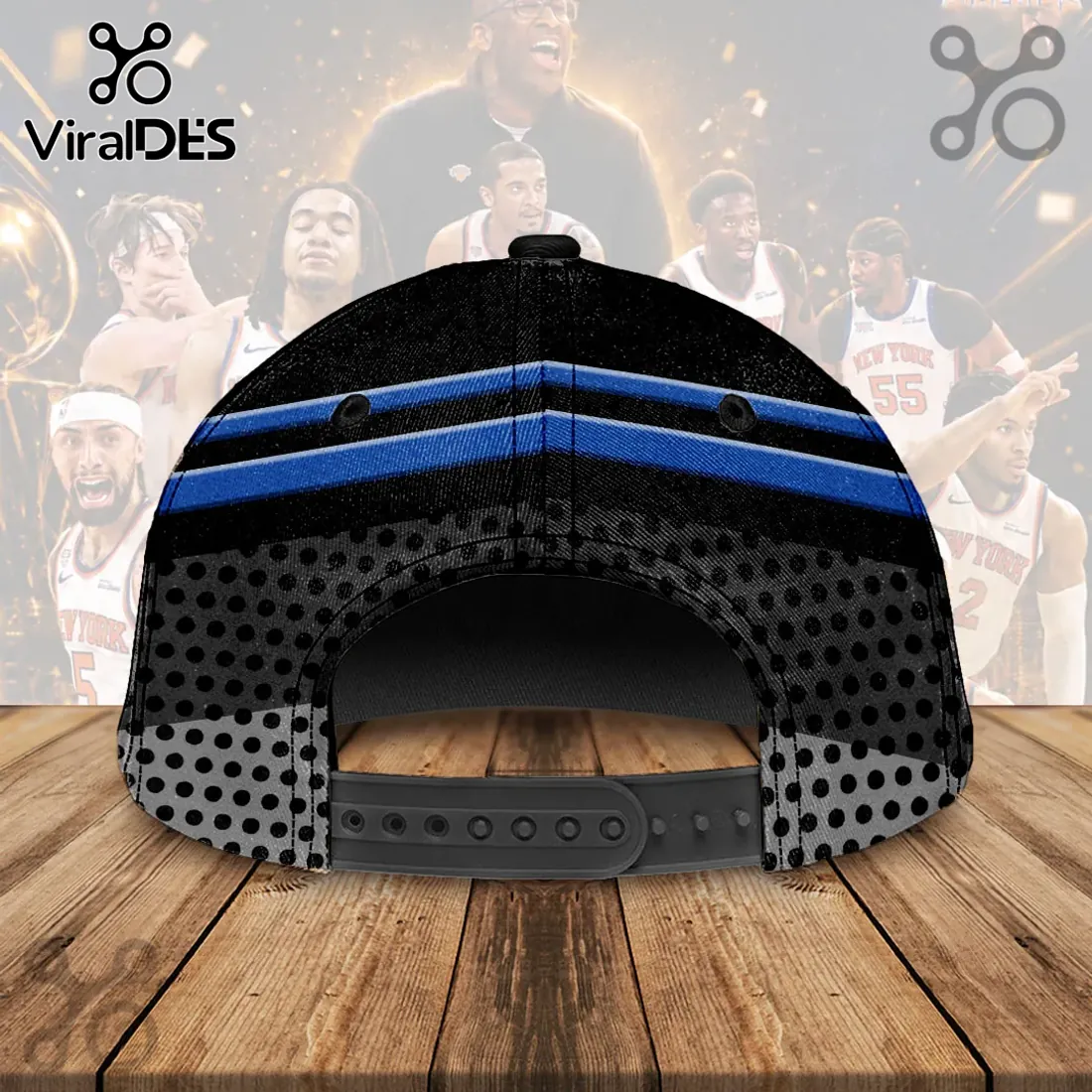 New York Knicks 2026 NBA Champions Black Baseball Cap New York Knicks 2026 NBA Champions Black Baseball Cap