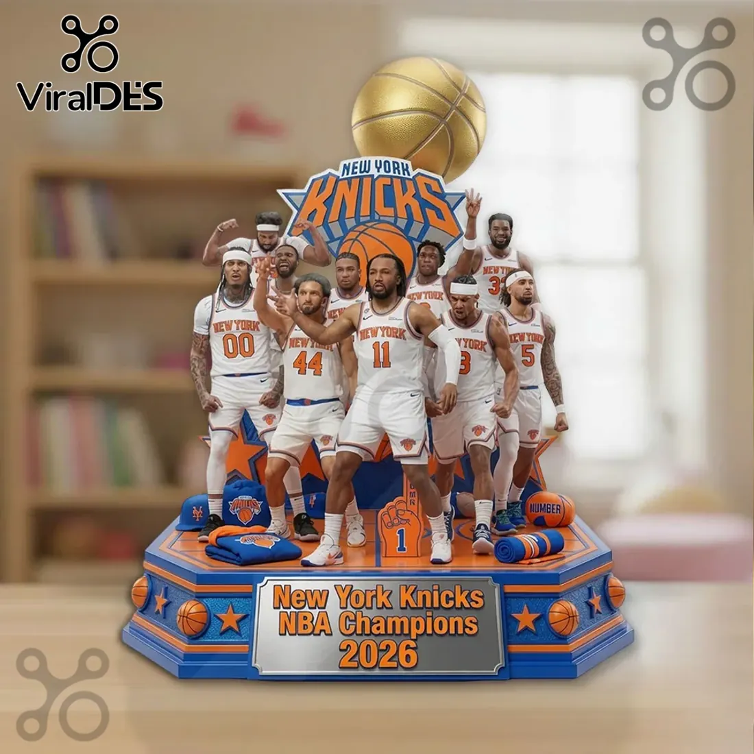 New York Knicks 2026 NBA Champions Sculpted Resin Tabletop Statue New York Knicks 2026 NBA Champions Sculpted Resin Tabletop Statue