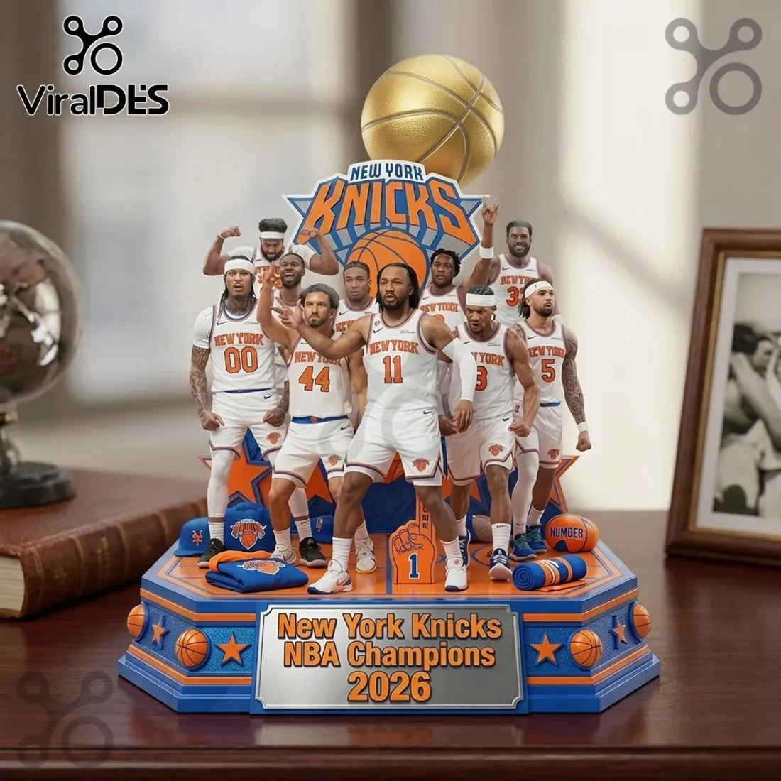 New York Knicks 2026 NBA Champions Sculpted Resin Tabletop Statue New York Knicks 2026 NBA Champions Sculpted Resin Tabletop Statue