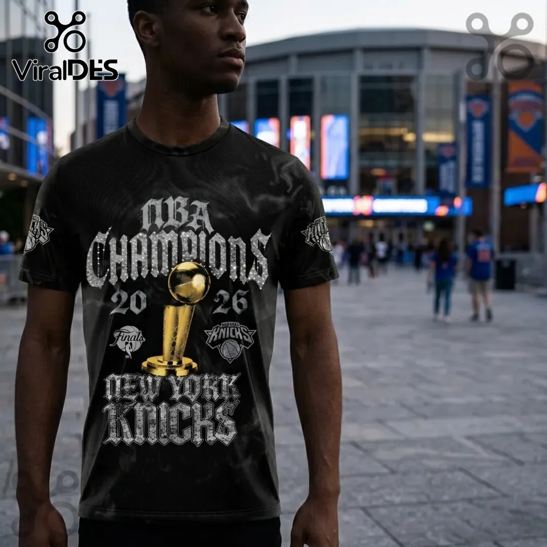 New York Knicks 2026 NBA Finals Champions Black T-Shirt New York Knicks 2026 NBA Finals Champions Black T-Shirt