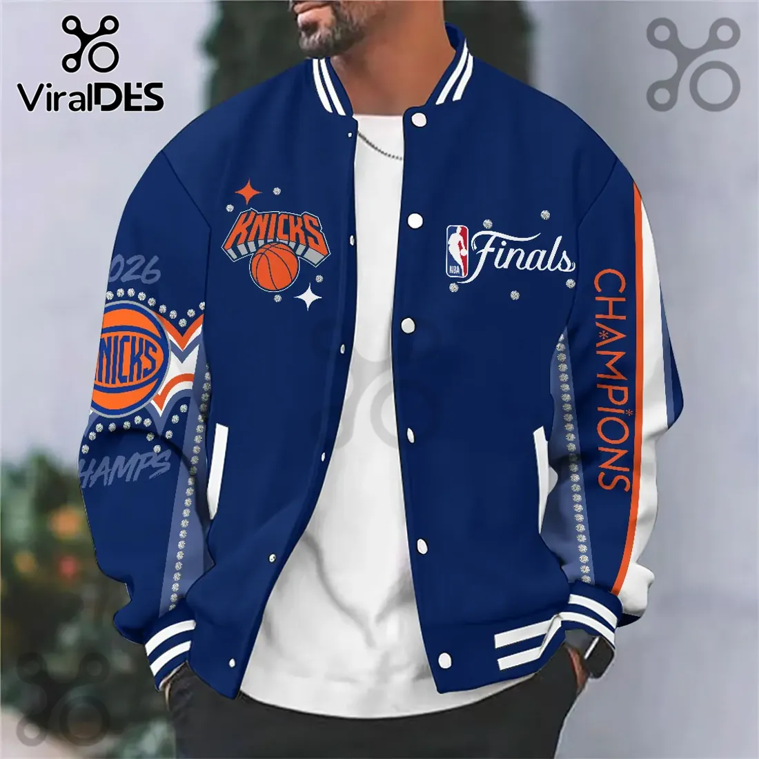 New York Knicks NBA Finals Champions 2026 Varsity Jacket New York Knicks NBA Finals Champions 2026 Varsity Jacket