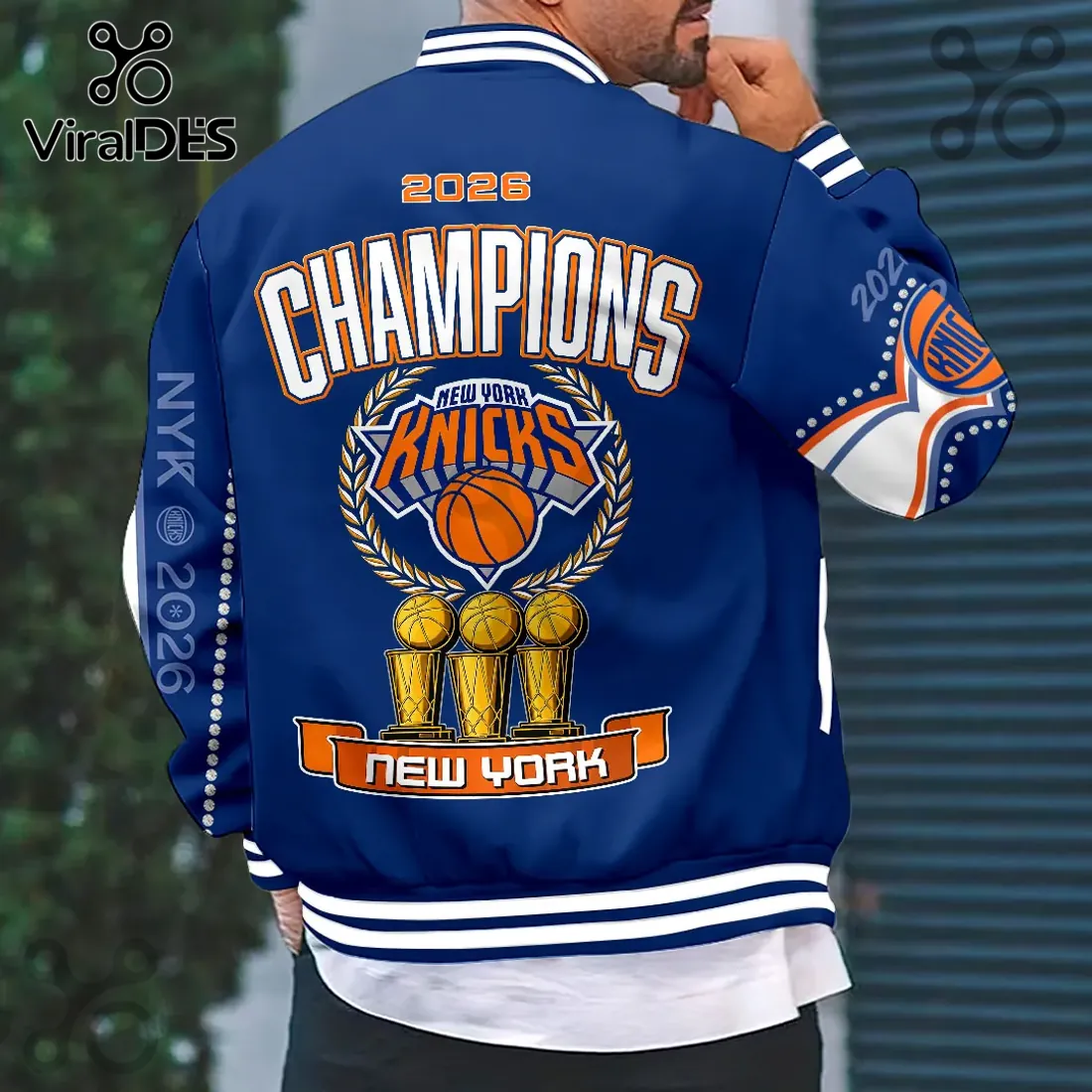 New York Knicks NBA Finals Champions 2026 Varsity Jacket New York Knicks NBA Finals Champions 2026 Varsity Jacket