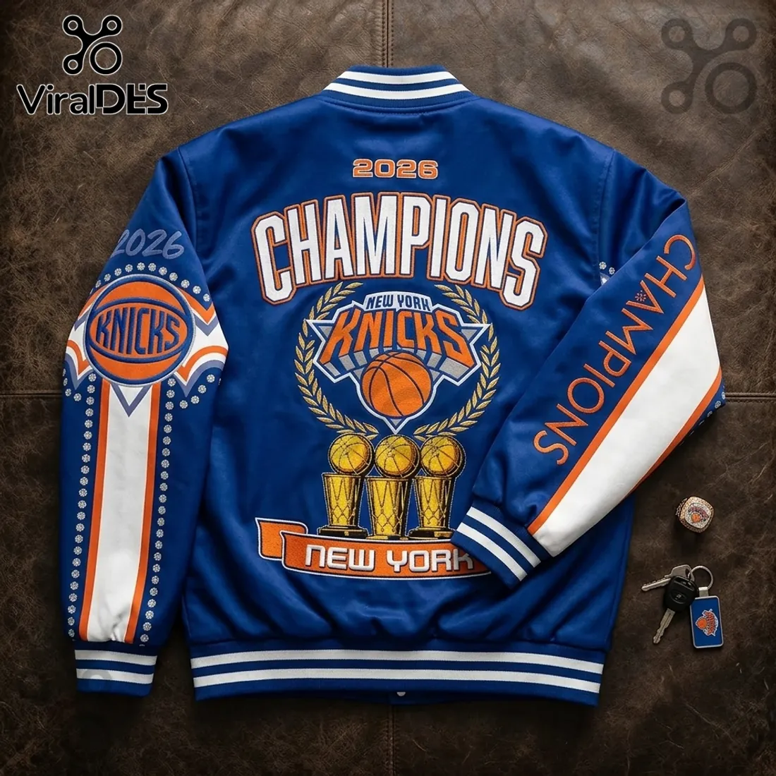 New York Knicks NBA Finals Champions 2026 Varsity Jacket New York Knicks NBA Finals Champions 2026 Varsity Jacket