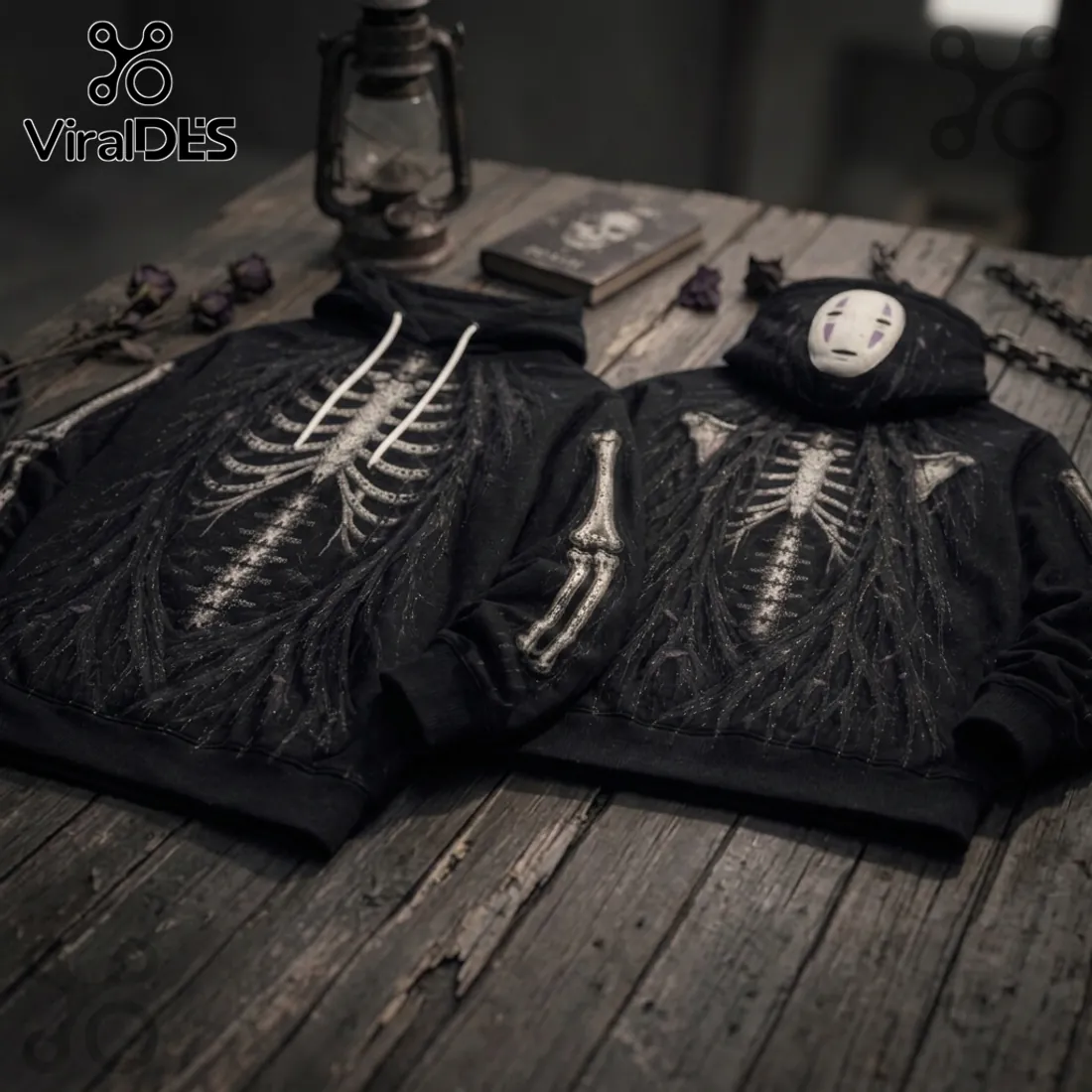No Face Kaonashi Skeleton Streetwear Hoodie No Face Kaonashi Skeleton Streetwear Hoodie