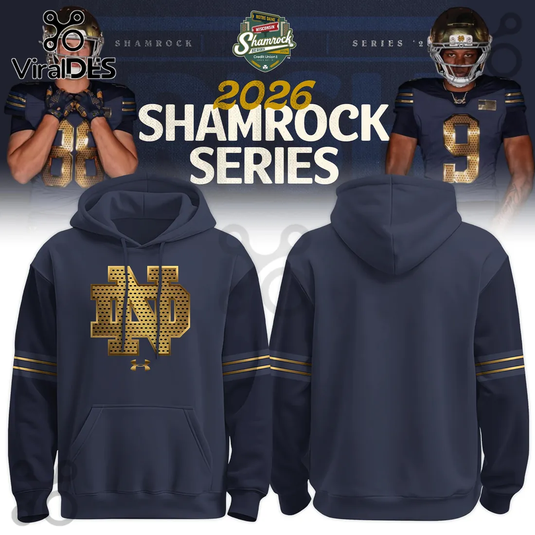 Notre Dame Fighting Irish 2026 Shamrock Series T-Shirt Notre Dame Fighting Irish 2026 Shamrock Series T-Shirt