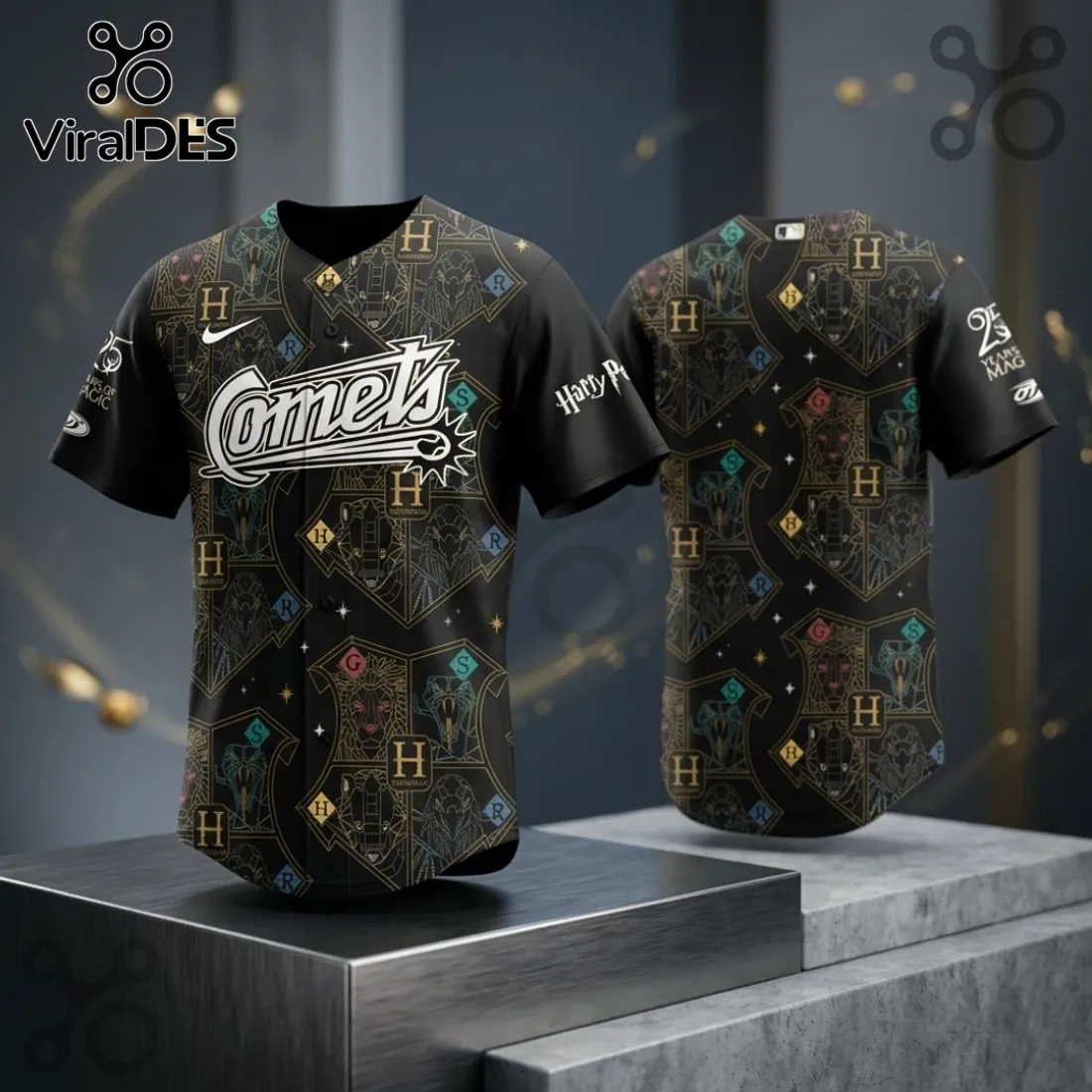 Oklahoma City Comets x Harry Potter 25 Years Magic Baseball Jersey Oklahoma City Comets x Harry Potter 25 Years Magic Baseball Jersey
