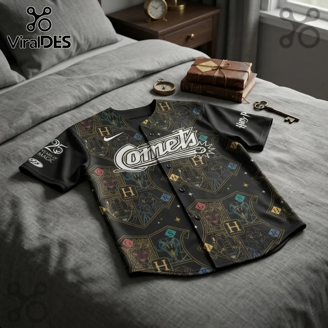 Oklahoma City Comets x Harry Potter 25 Years Magic Baseball Jersey Oklahoma City Comets x Harry Potter 25 Years Magic Baseball Jersey