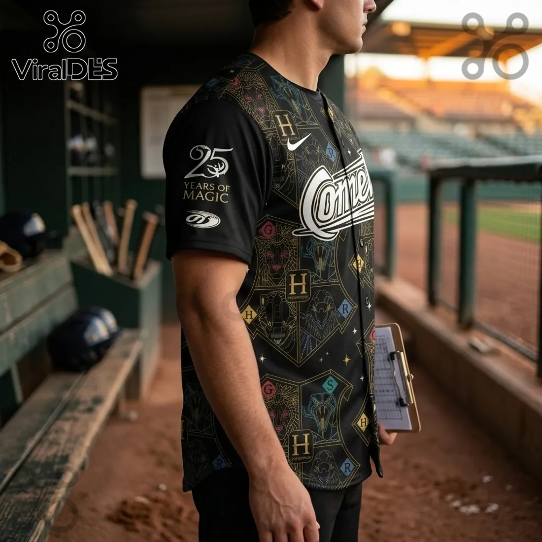 Oklahoma City Comets x Harry Potter 25 Years Magic Baseball Jersey Oklahoma City Comets x Harry Potter 25 Years Magic Baseball Jersey