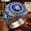 Phi Beta Sigma Est 1914 Blue Enamel Commemorative Ring Phi Beta Sigma Est 1914 Blue Enamel Commemorative Ring