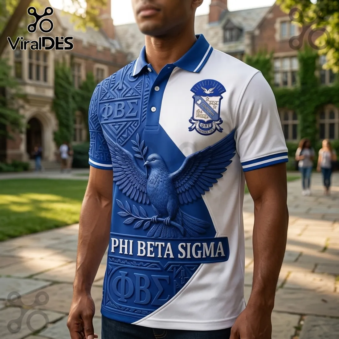Phi Beta Sigma Fraternity Dove Polo Shirt Phi Beta Sigma Fraternity Dove Polo Shirt