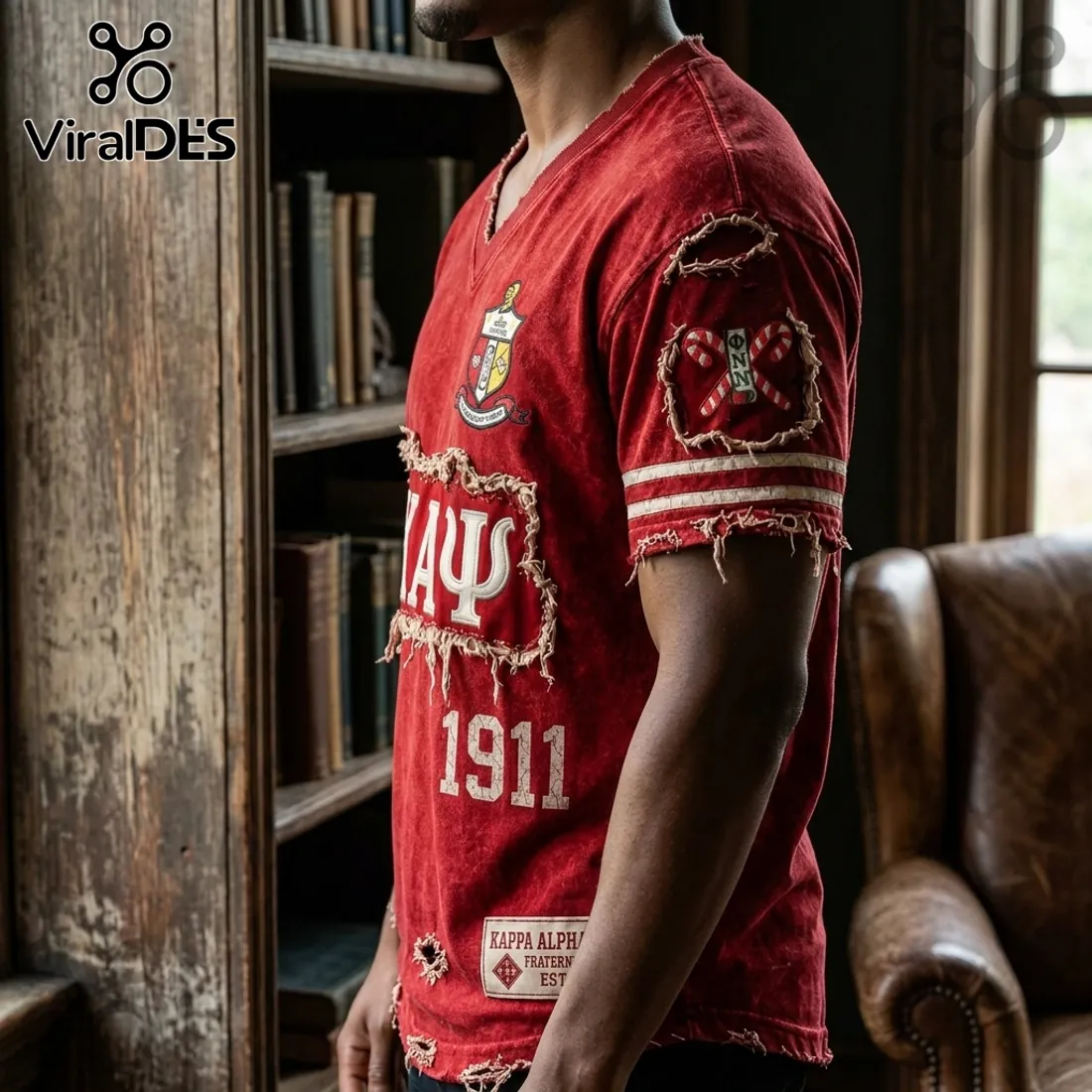 Premium Kappa Alpha Psi 1911 Vintage Red T-Shirt Premium Kappa Alpha Psi 1911 Vintage Red T-Shirt